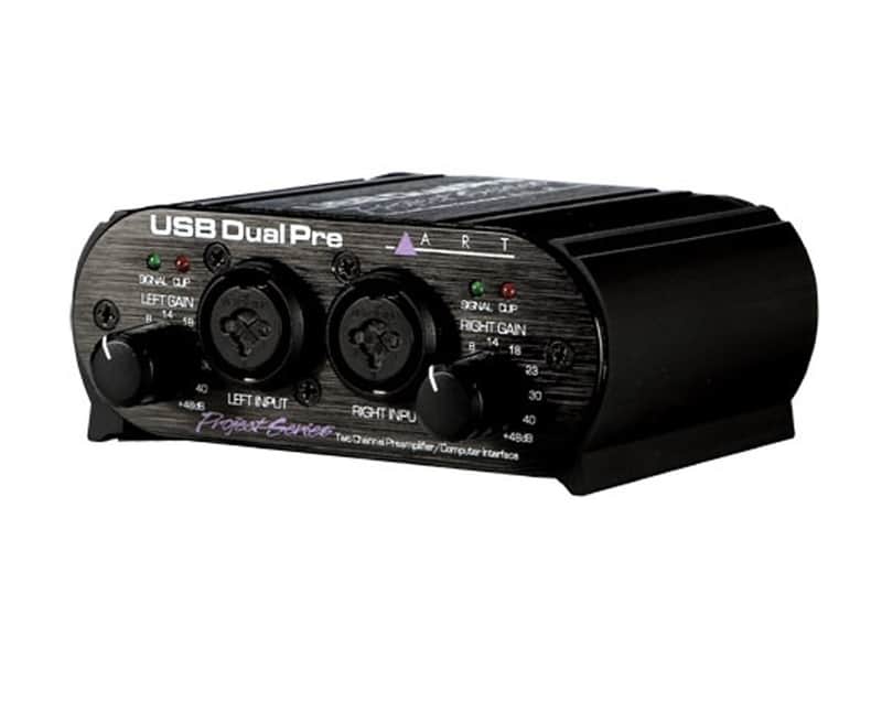 ART USBDualPre 2-Channel Microphone Preamp with USB Interface image 2