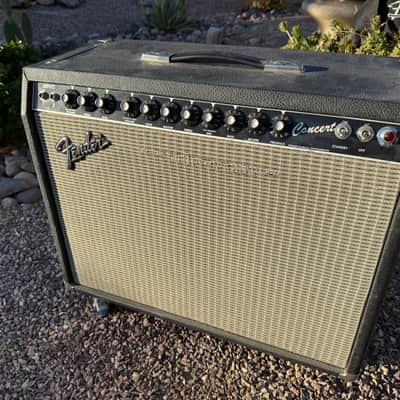 Fender Concert 2-Channel 60-Watt 1x12" Serial #F409884, Guitar Tube Amp Combo 1981 - 1987 - Black image 1