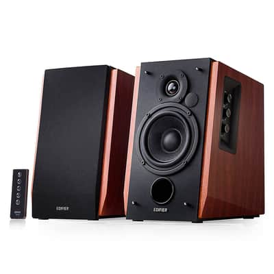 Edifier R1700BT Bluetooth Bookshelf Speakers - Powered 2.0 Active Wood Speaker image 1