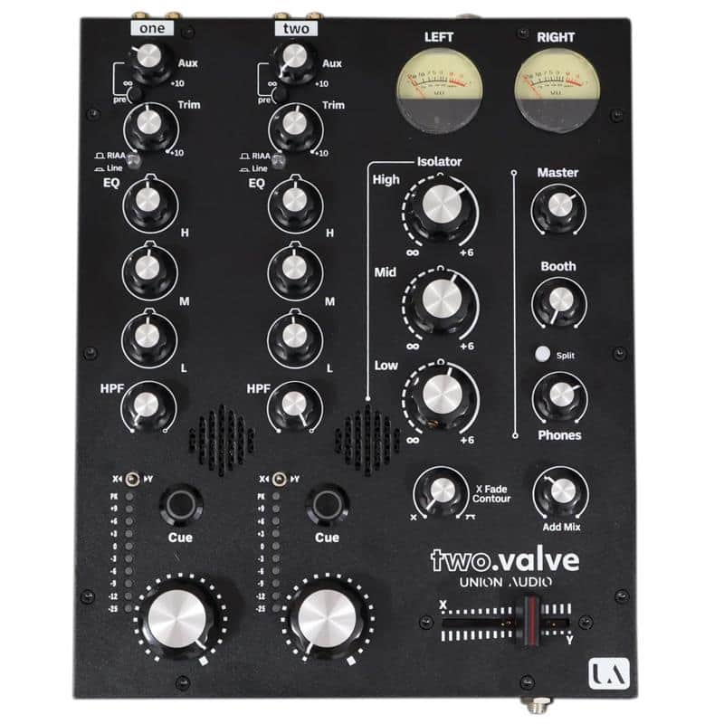 Union Audio two.valve rotary mixer (made-to-order item / estimated delivery time: 2 to 3 months) [Professional 2-channel analog DJ mixer with vacuum tubes] (Union Audio) image 1