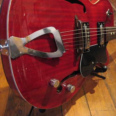 Vintage Italian Contessa HG-130 F Hole Archtop Semi acoustic Hollow Body Jazz Guitar image 24