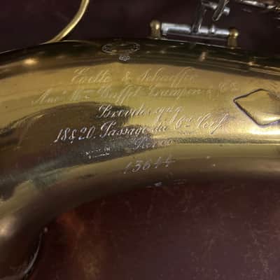Buffet/Evette & Schaeffer Eb Alto Saxophone SN 13644 (Carl Fischer, New York) (Paris - France) image 2