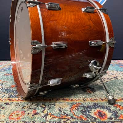 Tama - 14x24" Superstar Bass Drum 1981–1983 - Mahogany Lacquer image 10