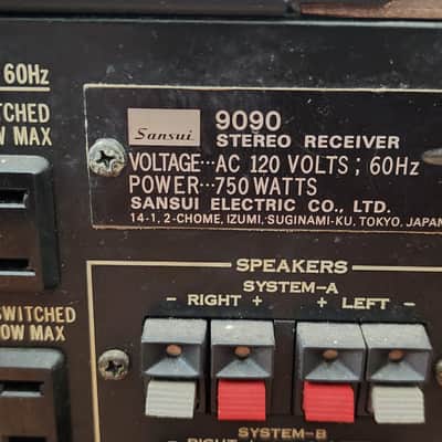 Sansui 9090 Stereo Receiver (RESTORED) image 9