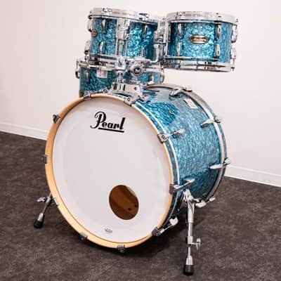 Pearl Masters Maple/Gum Drum Kit #736 Turquoise 22" 10" 12" 16" image 2