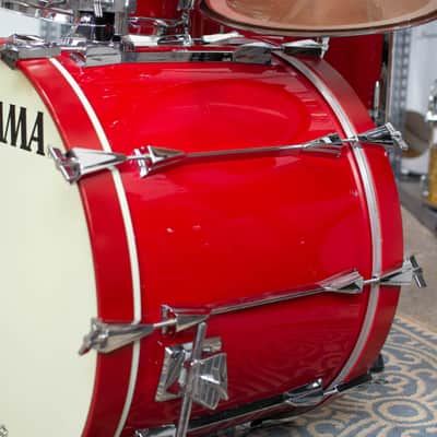 1980s Tama Granstar II Firestorm Red Drum Kit image 9