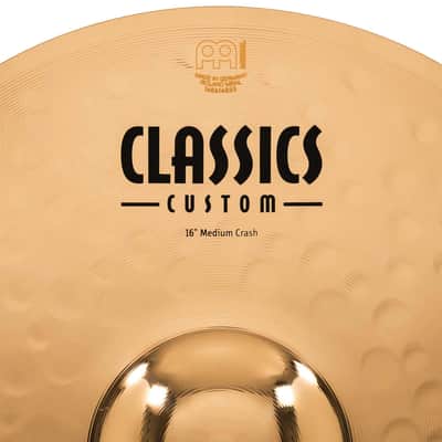Meinl Cymbals CC16MC-B Classics Custom 16-Inch Brilliant Medium Crash (VIDEO) image 4