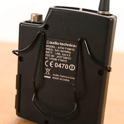 Audio-Technica ATW-R1810aC Camera Receiver w/ATW-T1801 541-567MHz NO PSU CG010X7 image 16