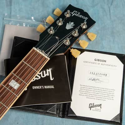 USED Gibson ES-335 Figured Left-Handed Antique Natural "Demo" 2021 Semi-Hollow Electric Guitar w/OHSC image 6