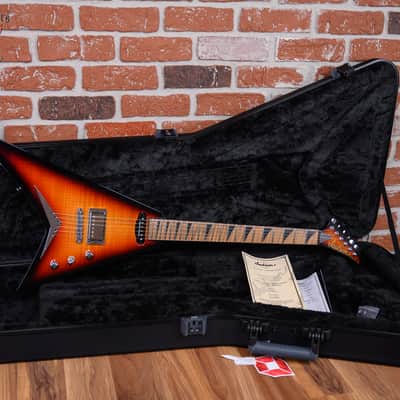 Jackson USA Custom Shop RR HS TOM MAH Rhoads Flame Maple Slab Top 3-Color Sunburst 2025 w/OHSC image 2