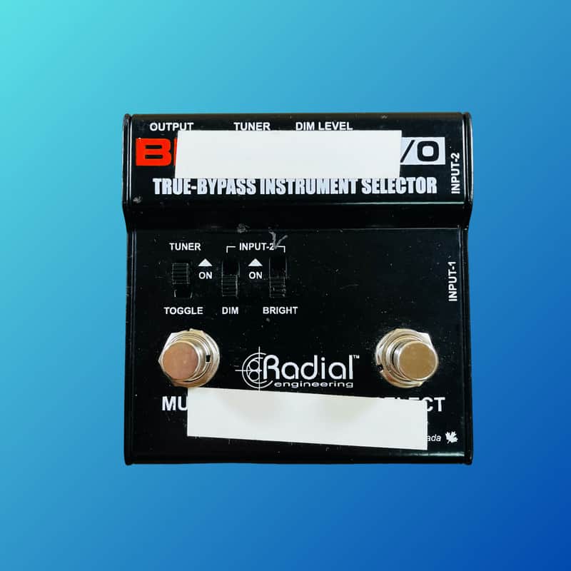 Radial BigShot i/O True-Bypass Instrument Selector image 1