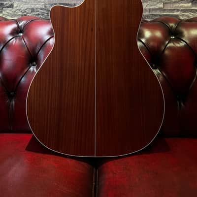 Cort GA5F-BW NS Grand Regal Series Solid Red Cedar/Australian Blackwood Grand Auditorium Cutaway with Electronics - Natural Satin image 12