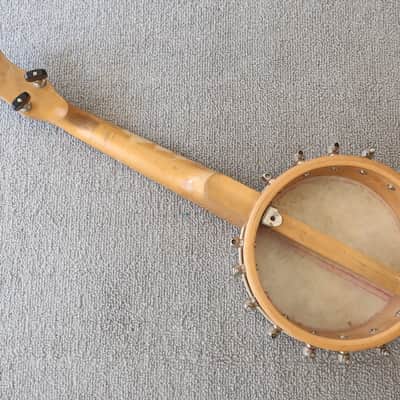 Vintage 1930s Mystery Ukulele Uke Banjolele Banjo Mandolin Slingerland? WM Lange? Vega? Works Clean image 7