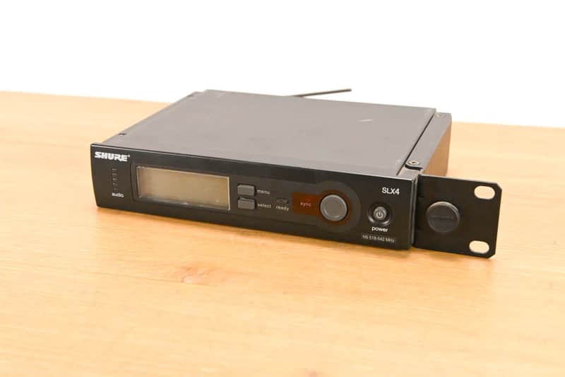 Shure SLX4 Wireless Receiver - H5 Band: 518-542 MHz (NO POWER SUPPLY) CG01YDP image 1