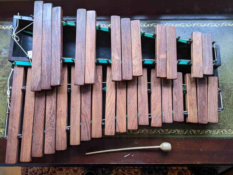 Antique Xylophone 1930s - wood image 1
