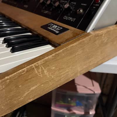 Moog Minimoog Model D 44-Key Monophonic Synthesizer 1971 - 1982 - Black / Wood image 10