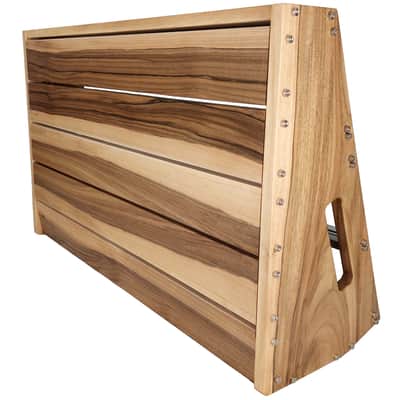 10U / 144hp Eurorack case EVA • Rails + Threaded strips / Walnut / Unpowered image 11