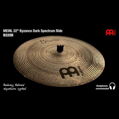 Meinl Byzance Dark Spectrum Ride Cymbal 22 image 2