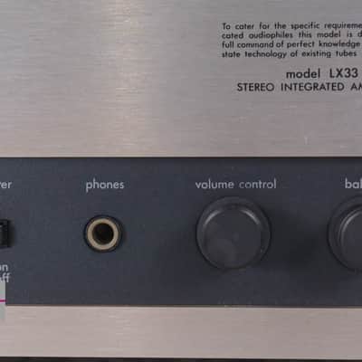LUXMAN LX33 Vintage Tube Integrated Amplifier in Very Good Condition Bild 22