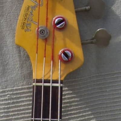Fender Precision Bass Lefty 1963 Blonde Color Super Rare Left Hand image 11