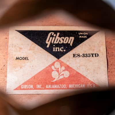 1979 Gibson ES-335 TDW Semi-Hollow Vintage Guitar Walnut, Tarback + DiMarzio Super Distortion, Case image 6