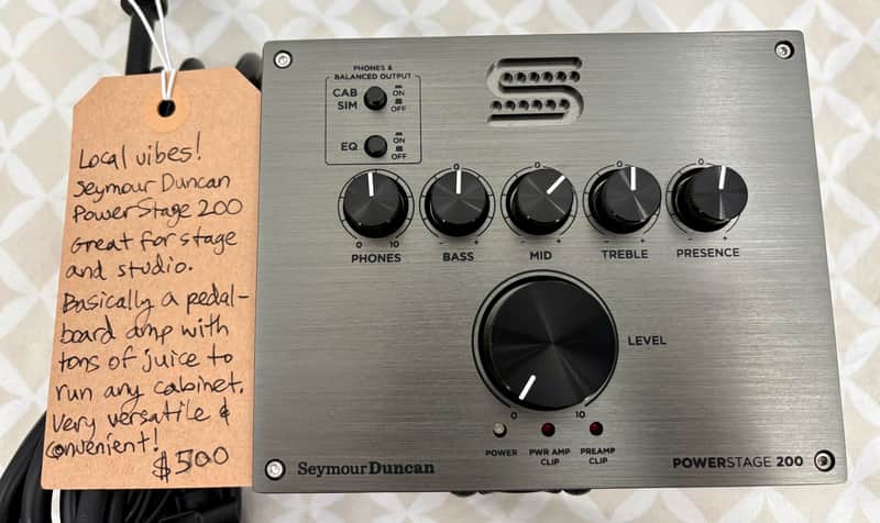 Seymour Duncan PowerStage 200 200-Watt Pedalboard Guitar Amp | Reverb
