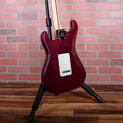 Fender Custom Shop 60th Anniversary Presidential Stratocaster AAA Flame Maple Top Wine Red Stain 2006 w/OHSC image 6
