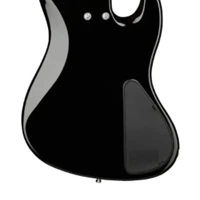 Sadowsky MetroExpress 21-Fret Vintage J/J Bass, Morado Fingerboard, Fretless With Lines, Lefthand, 4-String - Solid Black High Polish image 3