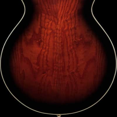 Ibanez AM Artstar 6 String Electric Guitar w/Case - Dark Brown Sunburst (AM153QADBS) image 9