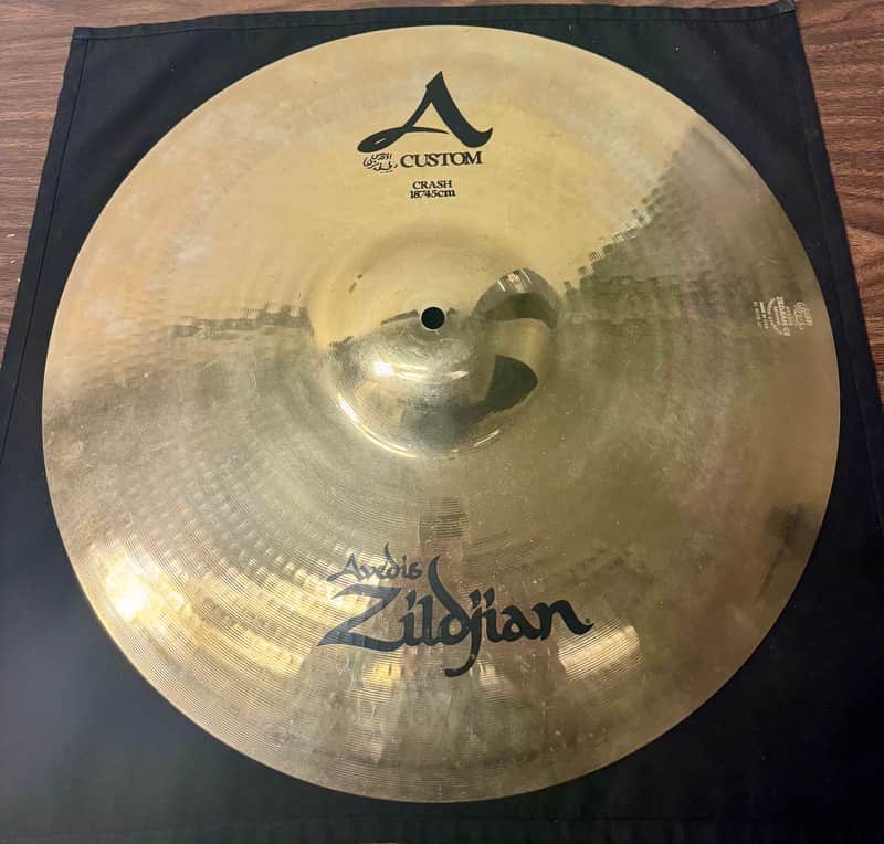 Zildjian 18" A Custom Crash Cymbal 2010 - Brilliant image 1