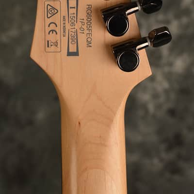 Ibanez RG 6005 FE QM Quilted Maple Top Blaze Red Burst USA EMG Pickups w Hardshell Case Included image 3
