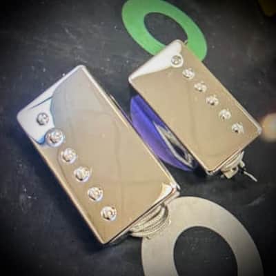 Gibson Burstbucker 1 and 2 Pickup Set 2012 - Nickel image 1