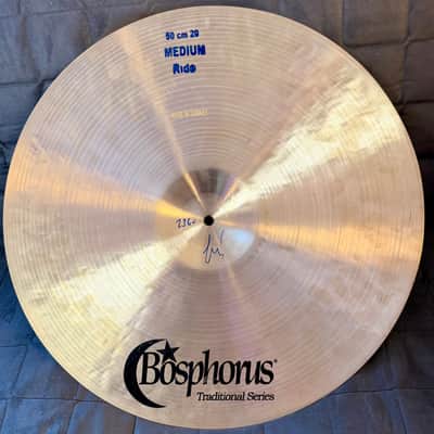Bosphorus 20" Traditional Medium Ride Cymbal (2360g) - Top Zustand! imagen 2