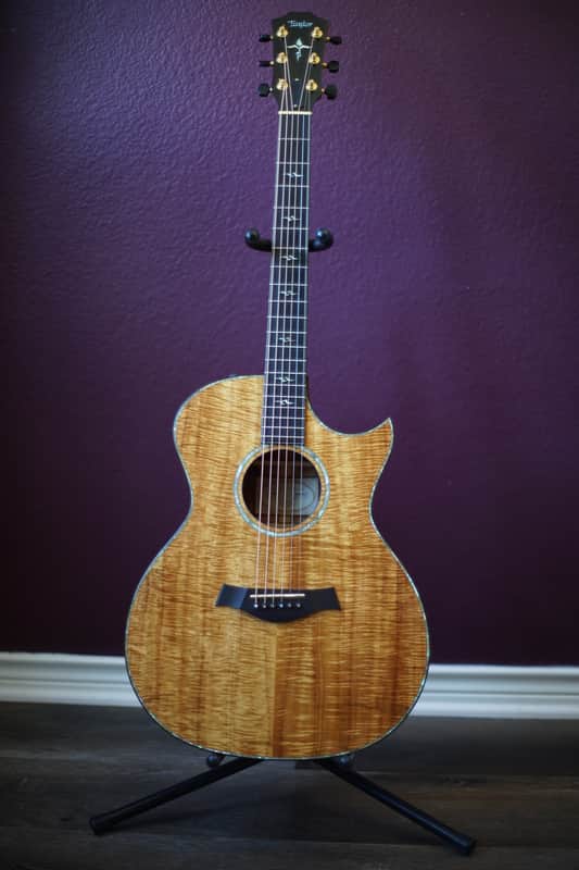 2005 Taylor K14ce Acoustic-Electric Guitar – All Solid AA-Grade Hawaiian Koa image 1