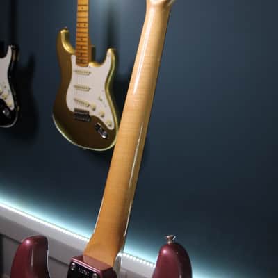 Fender CS Masterbuilt 63 Stratocaster Closet Classic by Greg Fessler 2015 - Burgundy Mist image 16
