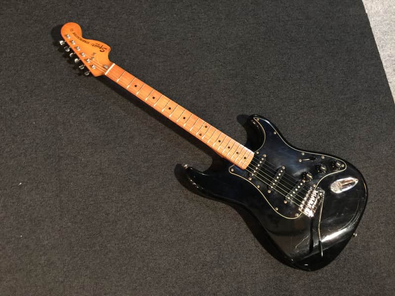 No.080423 1985-1986 Fender Japan Squier SST30 BLK/M MADE IN JAPAN JAPAN VINTAGE FUJIGEN INC. Good condition A0 serial image 1