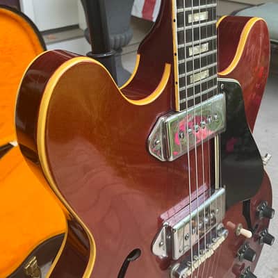 Gibson ES-330TD 1967 - Long Neck - Sparkling Burgundy image 6