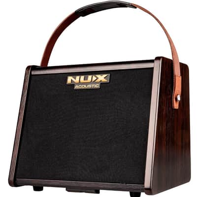 NUX Stageman AC-25 Compact 2-Channel Rechargeable Bluetooth Acoustic Amplifier with Drums image 6