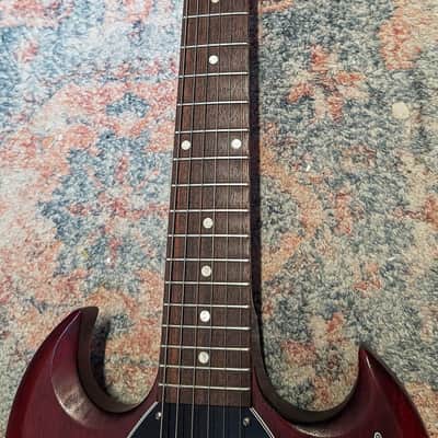 2016 Gibson SG Faded T with Rosewood Fretboard - Worn Cherry W/Hard Case image 3
