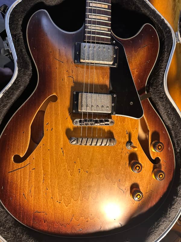 Ibanez ASV10A-TCL Artcore Vintage with Rosewood Fretboard - Tobacco Burst - hard shell case image 1