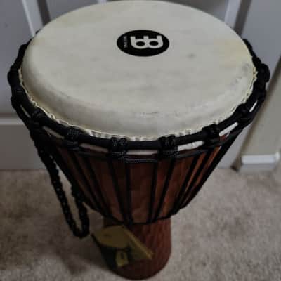 Meinl HDJ4-L Headliner Nile Series 12" Rope-Tuned Djembe - Large 2010s - Brown image 2
