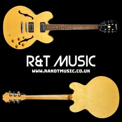 Epiphone Dot  Semi Hollow Electric Guitar in Natural image 3