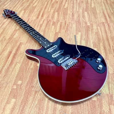 ⚡️2003⚡️ Burns London Brian May Signature Red Special~ Cherry Red Korean Made! image 3