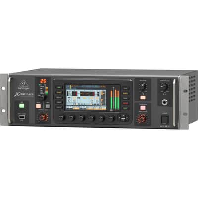 Behringer X32 Rack 40-Input 25-Bus Digital Rack Mixer, Bundle with 2x 25' XLR Microphone Cable image 7