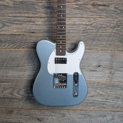 Used G&L 2023 Custom Shop ASAT Bluesboy - Ice Blue Metallic image 1