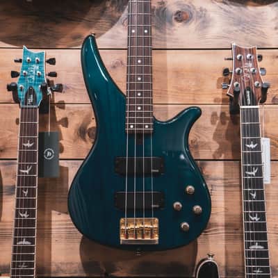 Yamaha RBX760A Active 4-String Bass, Transparent Green image 1