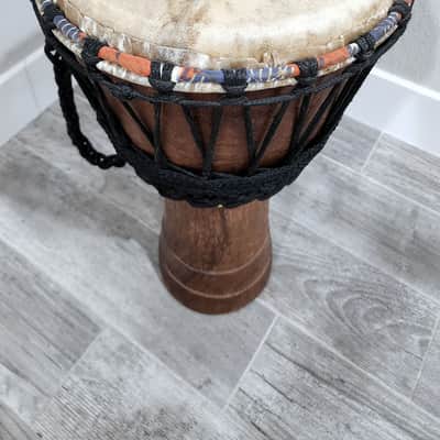 Djembe African-Style Wood Rope Tuned 12" image 2