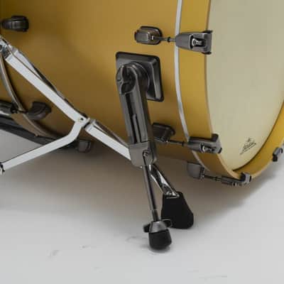 Tama MA42TZUS-SAM Starclassic Maple Lacquer Shell Kit 4 pcs - Satin Aztek Gold Metallic/Smoked Black Nickel HW image 7