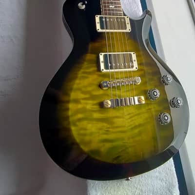 2022 PRS S2 McCarty 594 Singlecut – Music Zoo Exclusive – Quilt Maple Top – Emerald Green / Black Wrap Burst image 1
