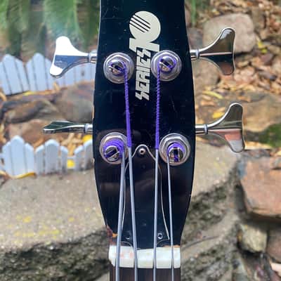 Series 10 “Ampeg Scroll” Style Bass 1990’s with Hard Stock Case image 3